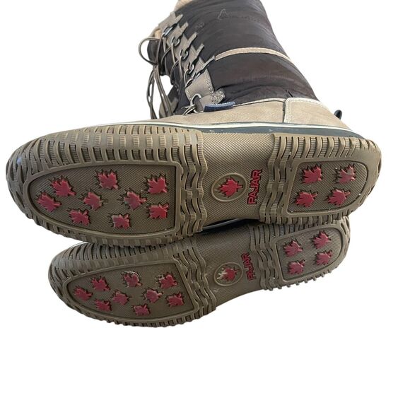 Pajar Canada Tall Duck Boots Womens Size 7 Winter Lace Up Fur Lined Waterproof - Picture 6 of 16